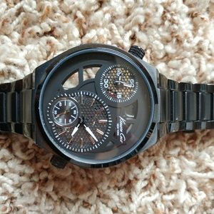 Kenneth Cole Dual Face watch Gunmetal